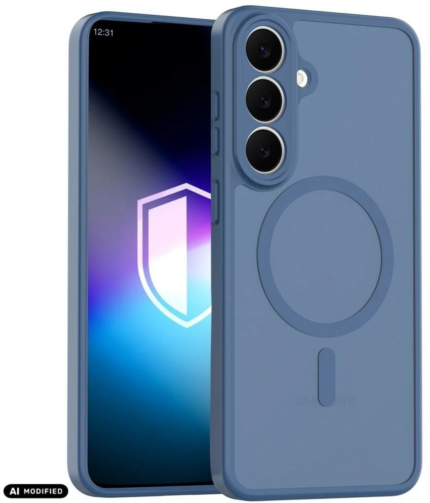 Dėklas 3mk Misty MagCase, skirta „Samsung Galaxy S26 FE“ – mėlyna