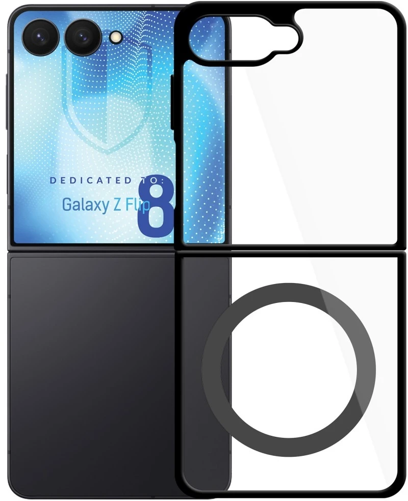 Dėklas 3mk Satin Armor Case+ Flip for Samsung Galaxy Z Flip 8 - transparent