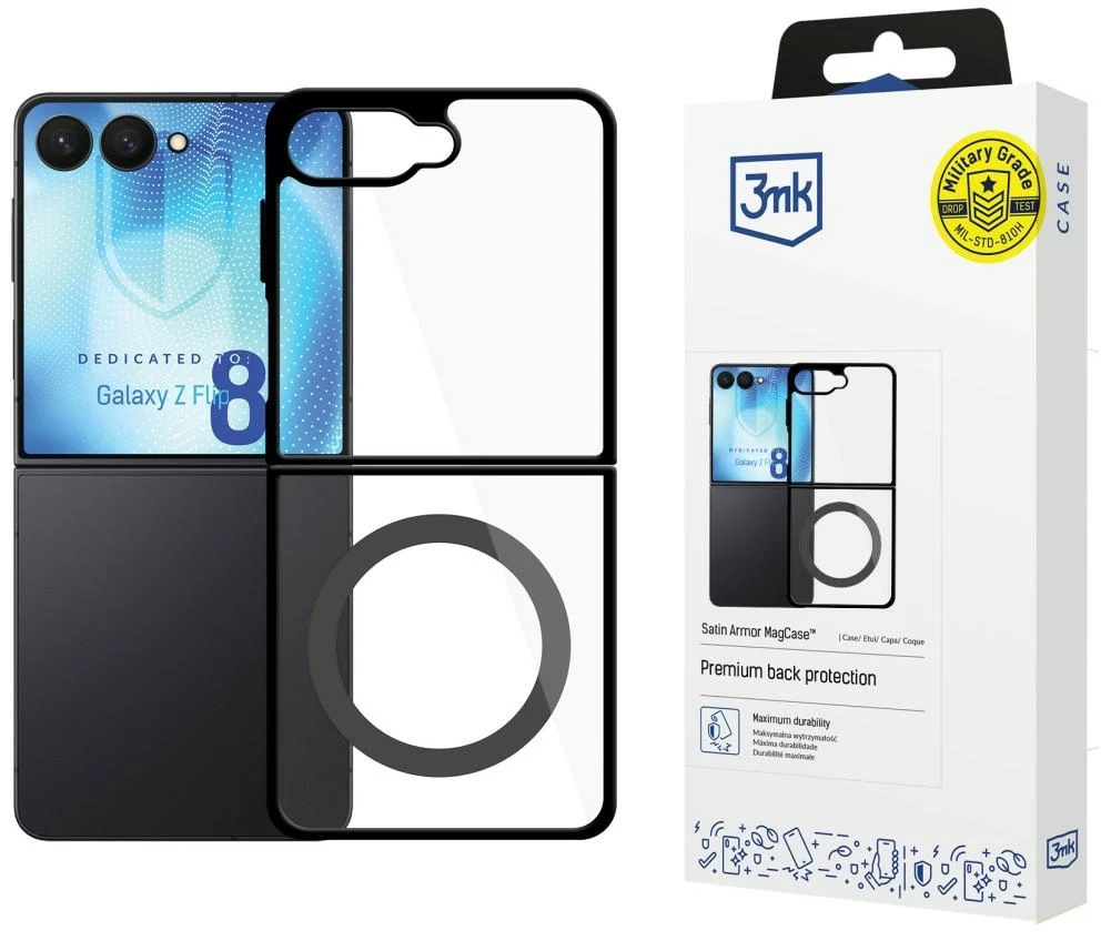 Dėklas 3MK Satin Armor MagCase do Samsung Galaxy Z Flip8
