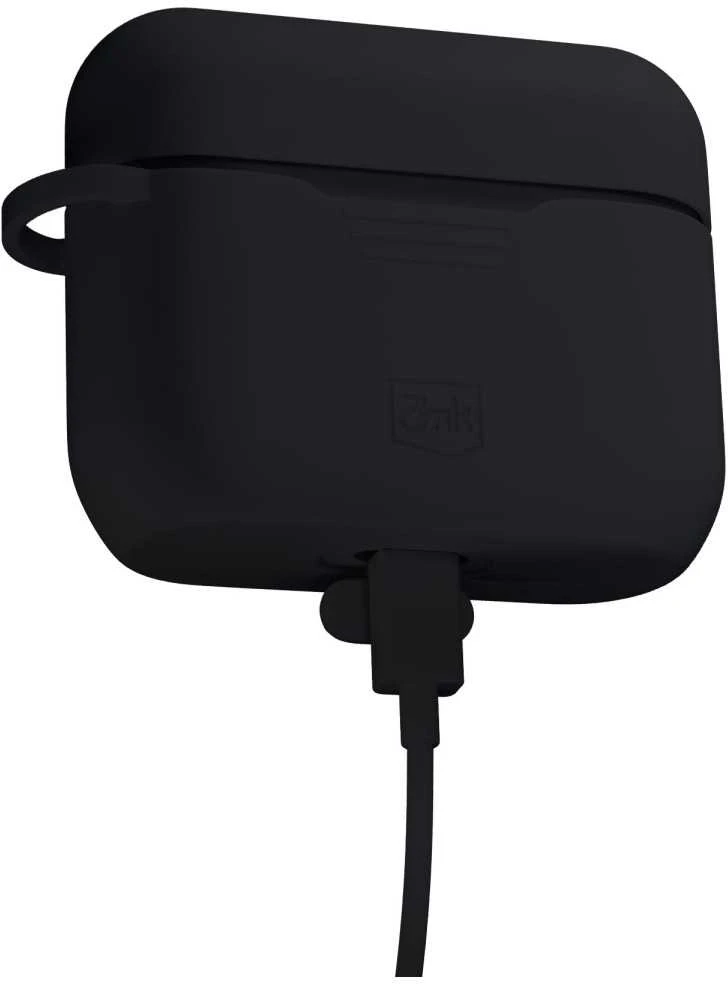 Nezatříděno 3Mk apsauginis 3mk silikoninis AirPods dėklas, skirtas AirPods Pro 3 - Juodas