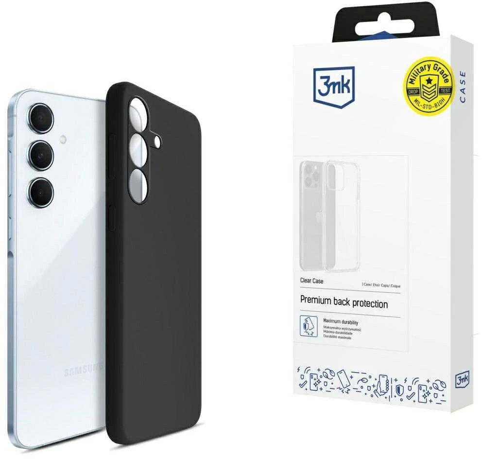 3mk Silicone Samsung Galaxy A55 5G - dėklas telefonui juodos spalvos