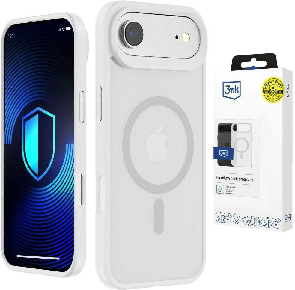 Dėklas 3Mk apsaugos 3mk dūminis „MagCase“, skirtas „iPhone Air“ – „Baltas-Translucent“