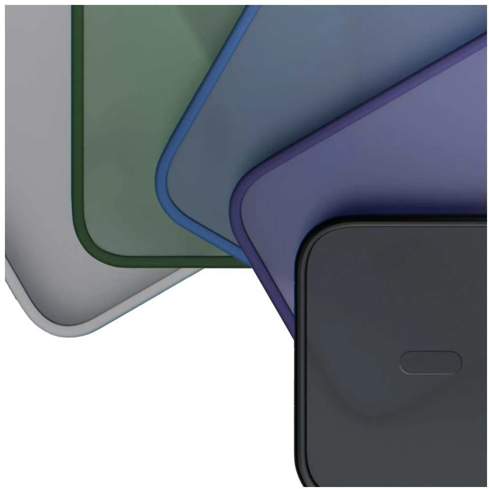 Dėklas 3Mk apsaugos 3mk dūminis „MagCase“, skirtas „iPhone 17 Pro“ – Mėlyna-permatomas