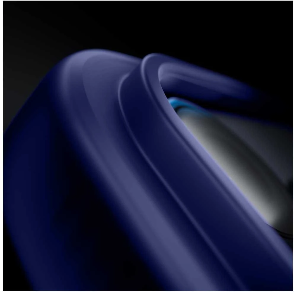 Dėklas 3Mk apsaugos 3mk dūminis „MagCase“, skirtas „iPhone 17 Pro“ – Mėlyna-permatomas