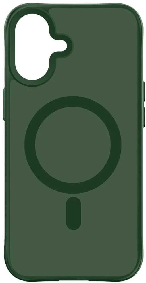 Nezatříděno 3Mk apsaugos 3mk dūminis „MagCase“ dėklas, skirtas iPhone 17 - Žalias-Translucent
