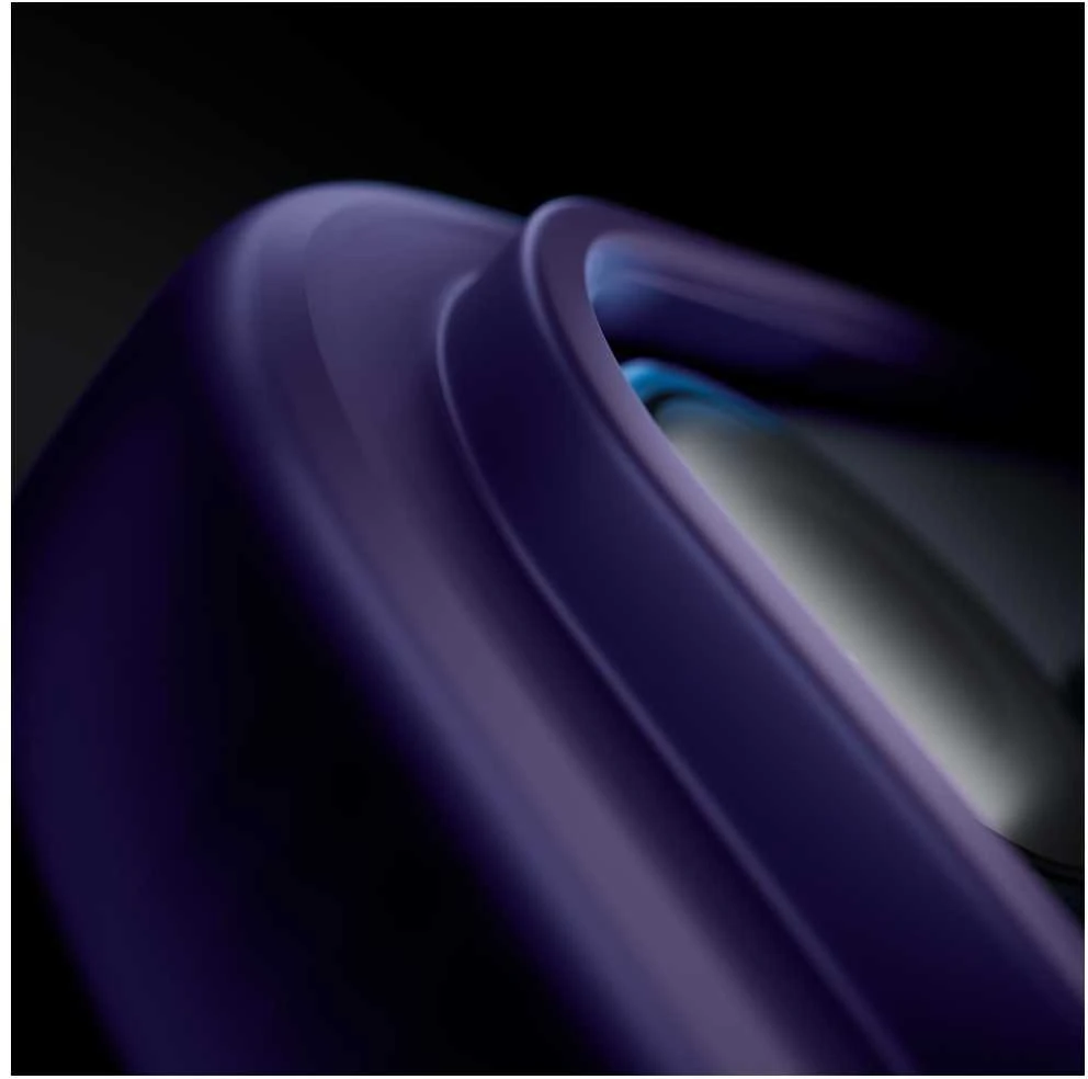 3Mk apsauginis 3mk dūminis „MagCase“ dėklas iPhone 17 Pro telefonui - violetinė-permatoma