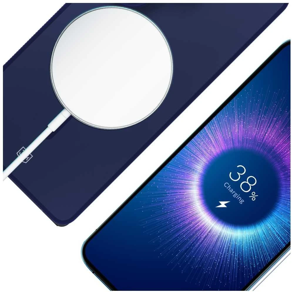 Dėklas Nezatříděno 3mk dūminis „MagCase“, skirtas „Samsung Galaxy S25 Ultra“ - Mėlyna-permatomas