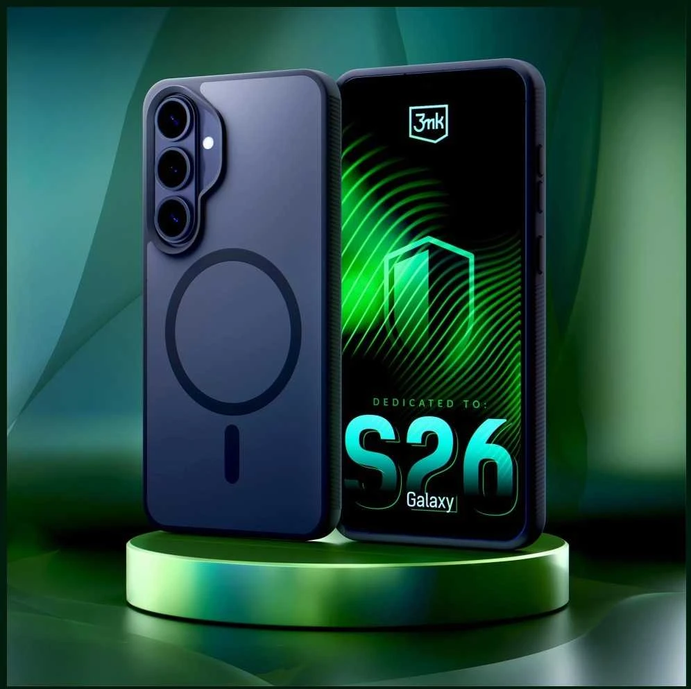 Dėklas 3mk „Smoke MagCase“, skirtas „Samsung Galaxy S26“ – pilkas
