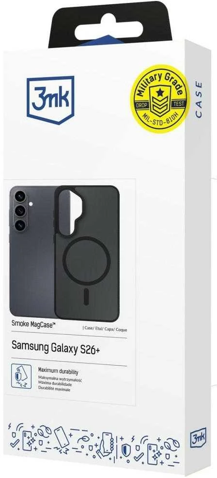 Dėklas juodas 3mk Smoke MagCase
