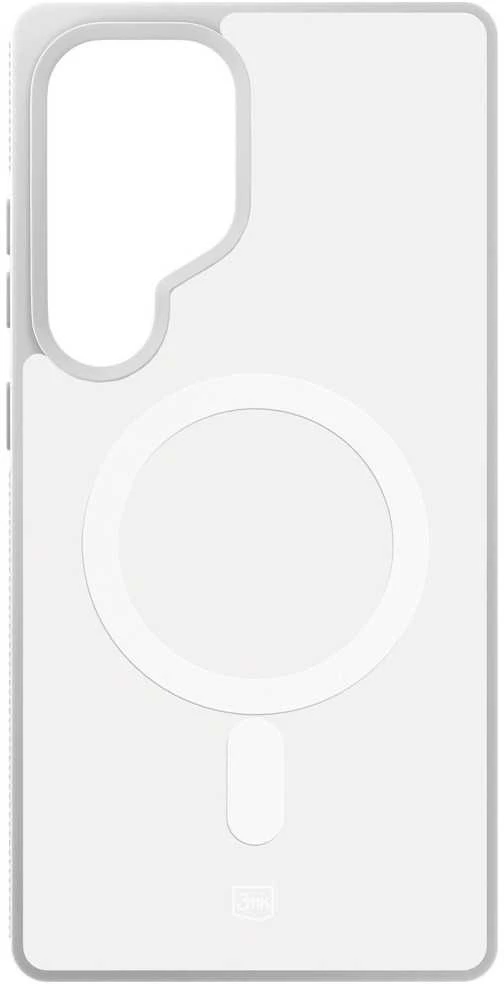 Dėklas 3mk Samsung Galaxy S25 Ultra - Smoke MagCase Baltas