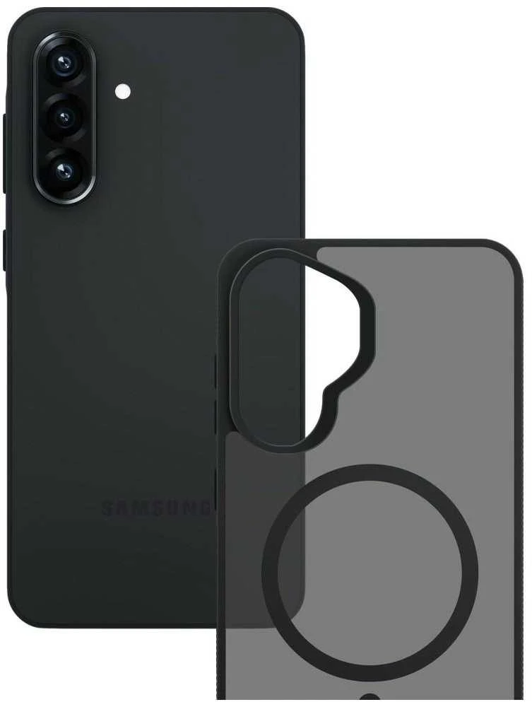Dėklas 3MK Smoke MagCase do Samsung Galaxy A57 5G juoda