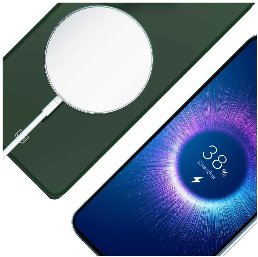 Dėklas Nezatříděno 3mk „Smoke MagCase“, skirtas „Samsung Galaxy S25 Ultra“ - Žalias-permatomas