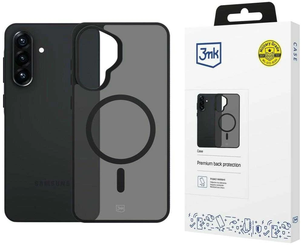 Dėklas 3MK Smoke MagCase do Samsung Galaxy A57 5G juoda
