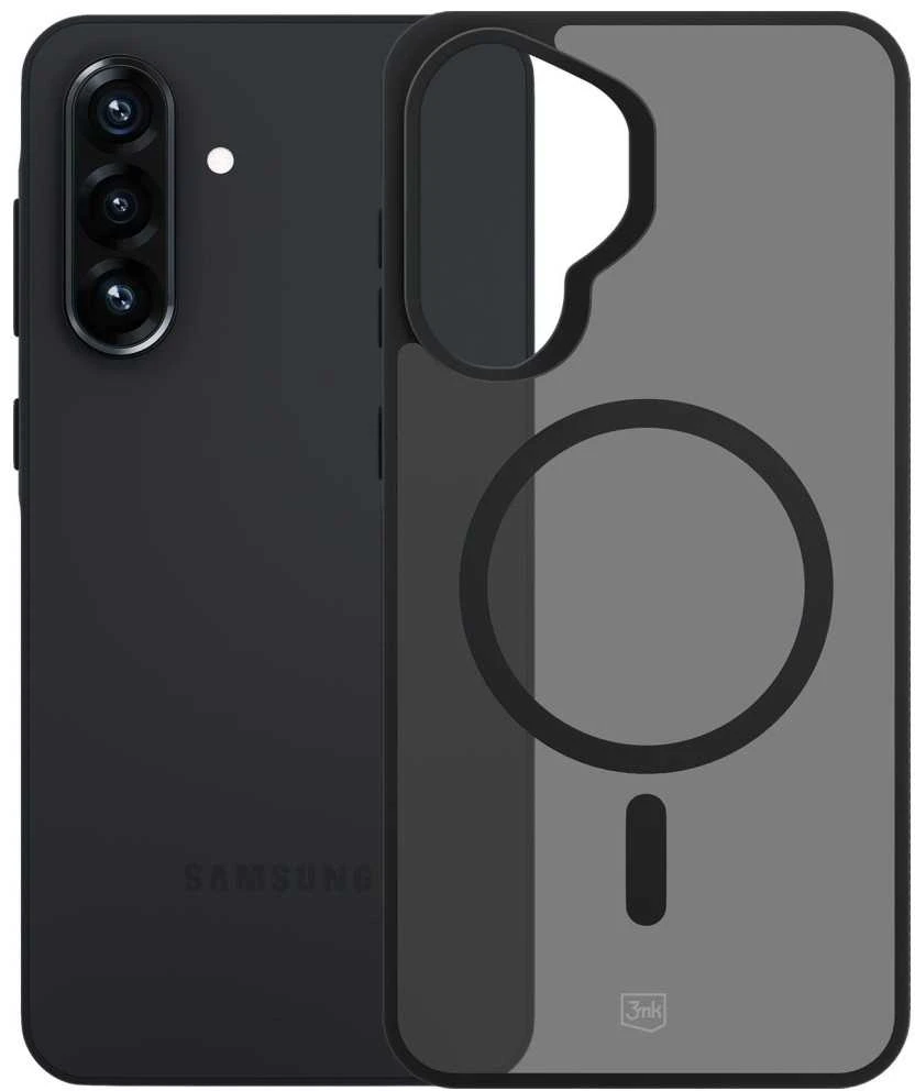 Dėklas 3MK Smoke MagCase do Samsung Galaxy A37 5G juoda