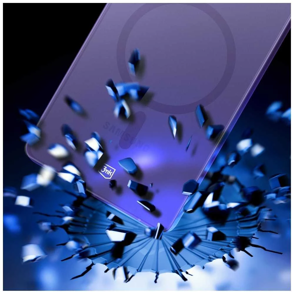 Dėklas Nezatříděno 3mk Smoke MagCase for Samsung Galaxy S25 Ultra - Violetinė-Translucent