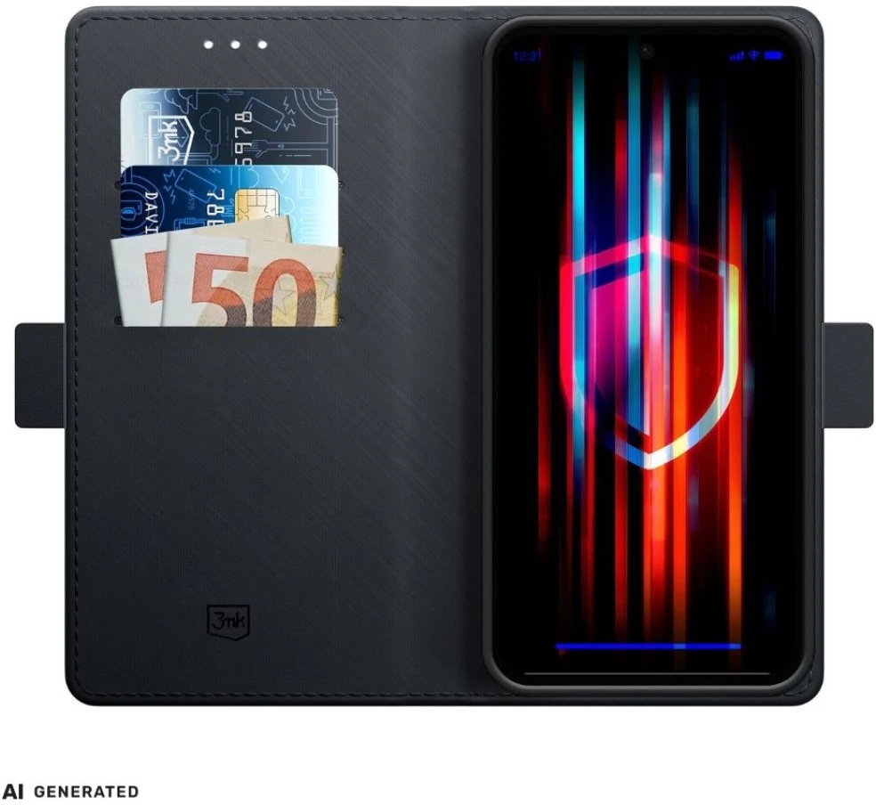 3Mk apsauga Honor X5C Plus 4G - 3mk piniginės dėklas