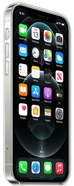 Dėklas skirtas Apple iPhone 12, 12 Pro su MagSafe, skaidrus