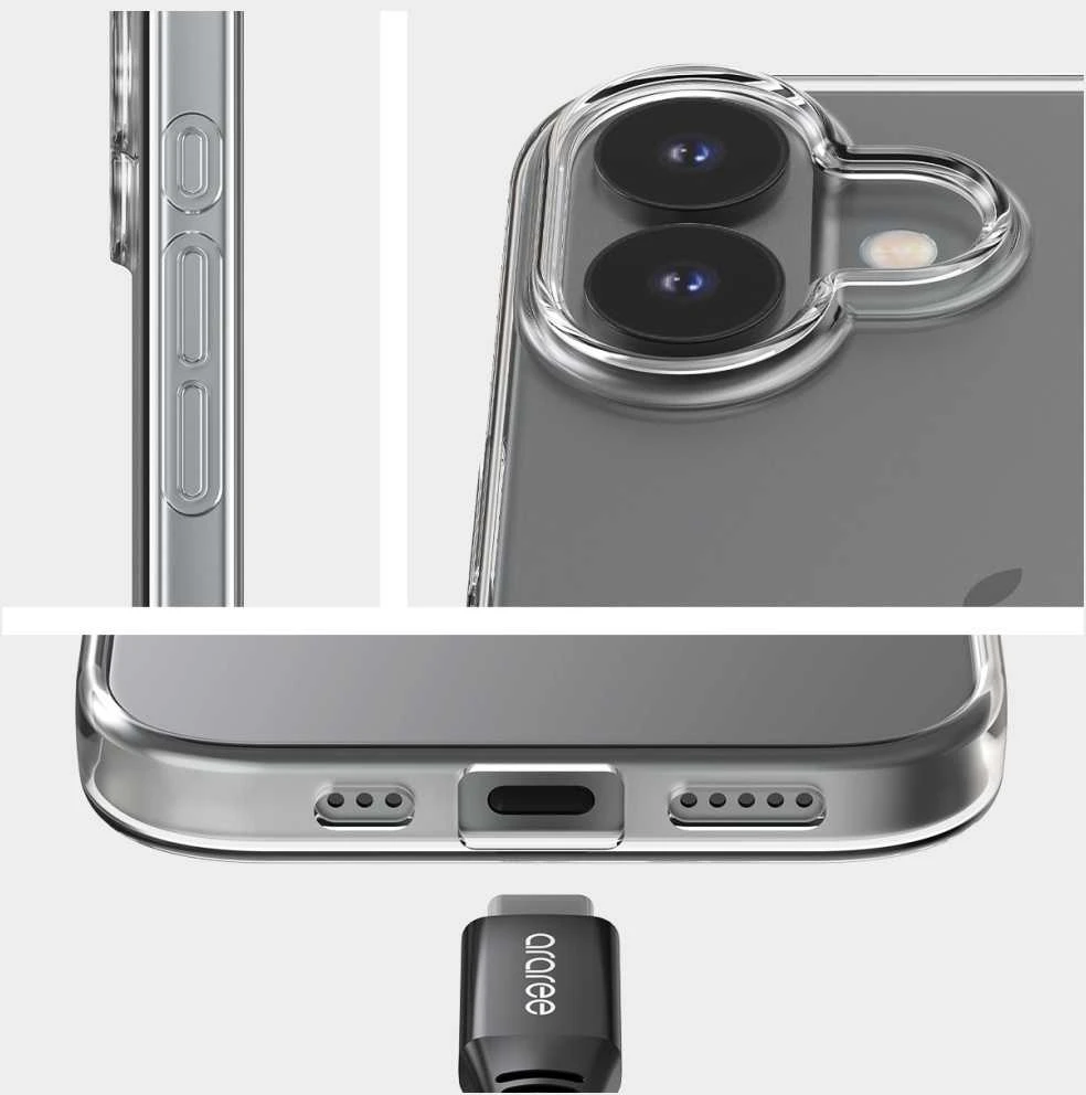 Dėklas Araree A Fit for iPhone 17 Pro skaidrus