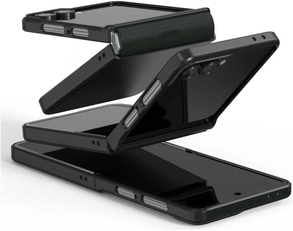 Dėklas Araree Aero Flex do Samsung Galaxy Z Flip7 kreminė