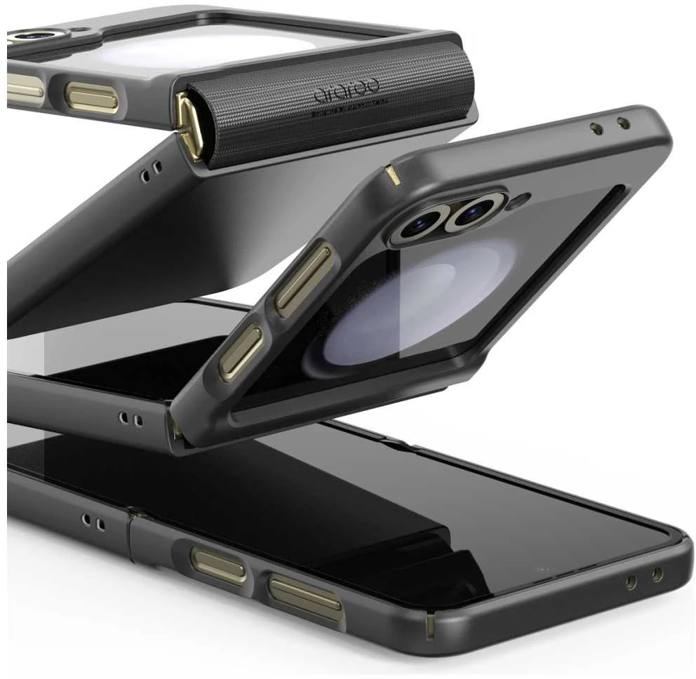 Dėklas Araree Aero Flex M MagSafe do Samsung Galaxy Z Flip6 / Z Flip7 FE kreminė