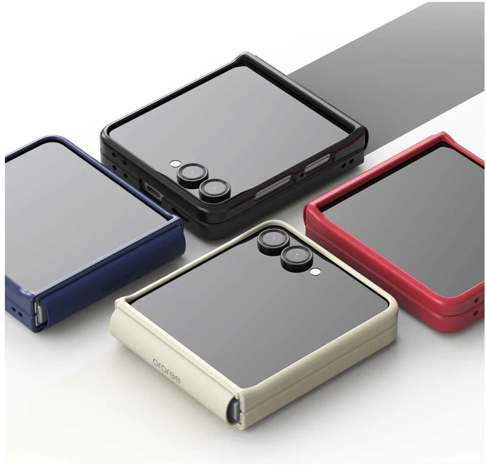 Dėklas Araree Aero Flex M MagSafe do Samsung Galaxy Z Flip6 / Z Flip7 FE kreminė
