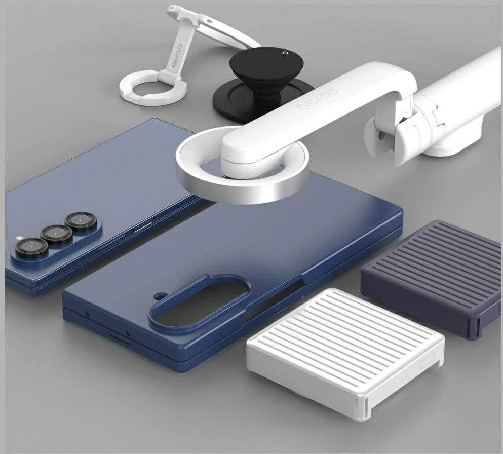 Dėklas Araree Aero Flex M MagSafe Qi2 do Samsung Galaxy Z Fold7 juoda