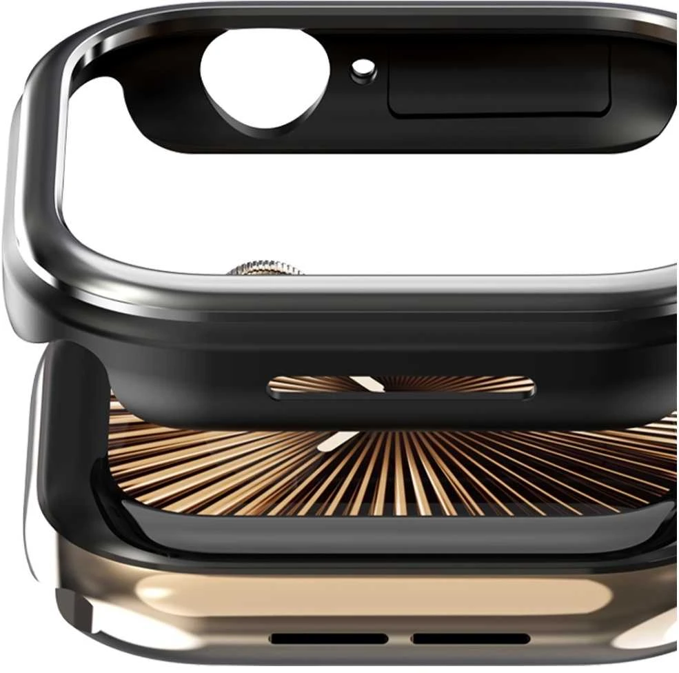 Dėklas Araree Amy do Apple Watch 10 42mm gun metal