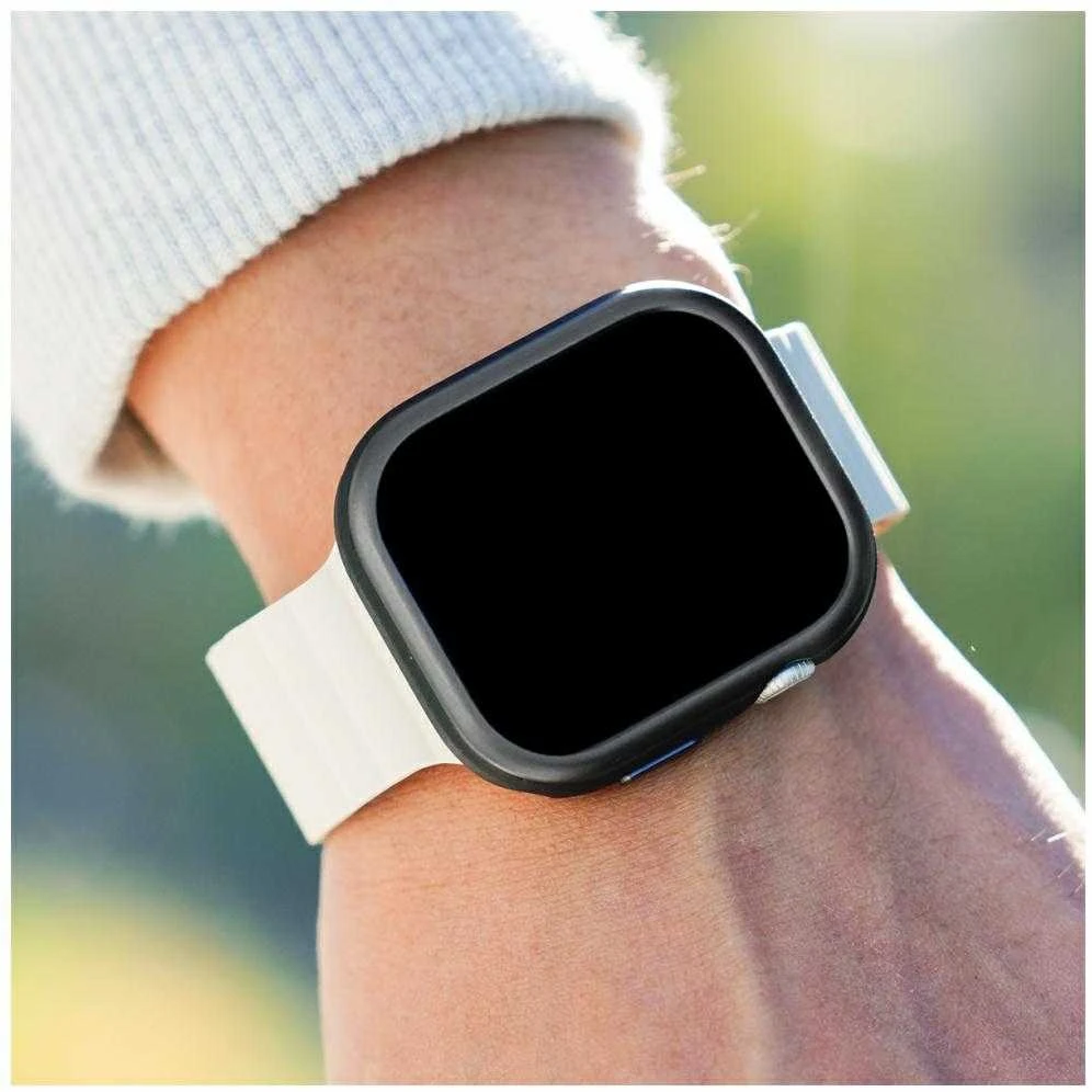 Dėklas Araree Amy do Apple Watch 10 42mm gun metal
