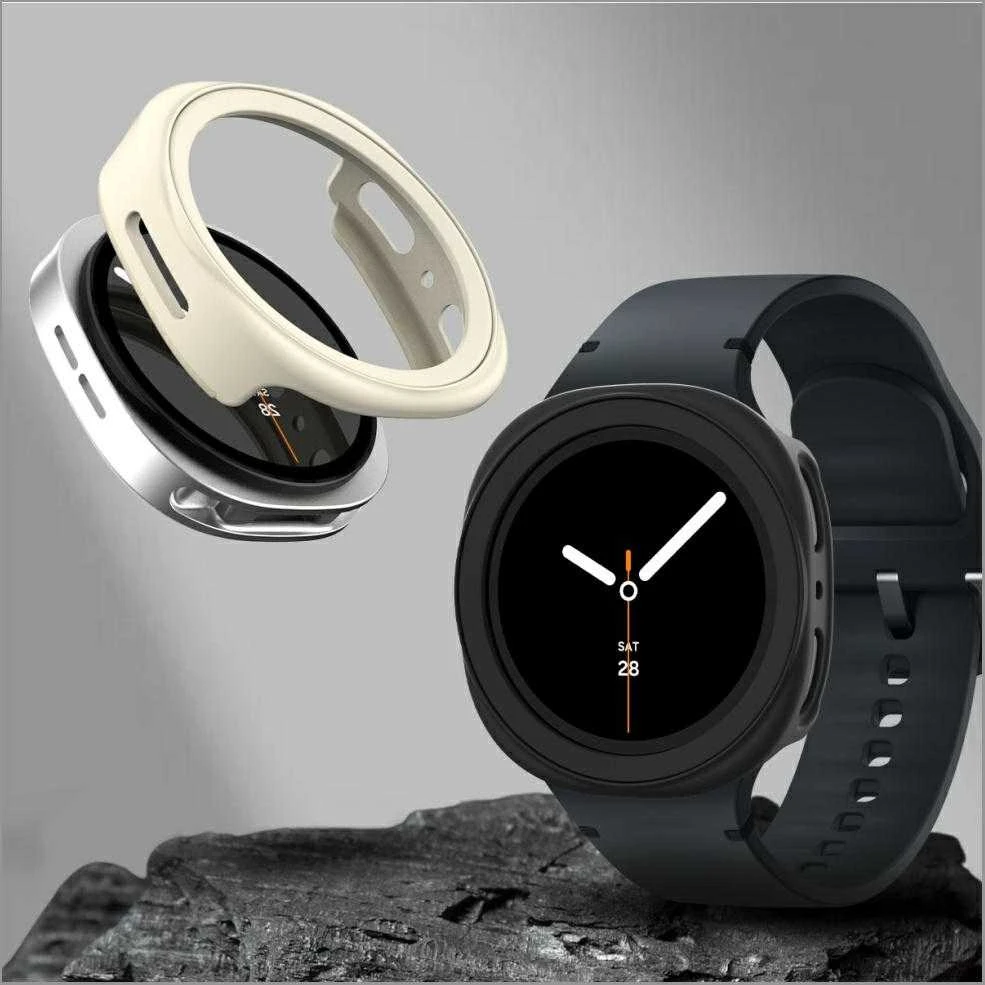 Dėklas Araree Amy do Samsung Galaxy Watch8 / Watch9 40mm juodas