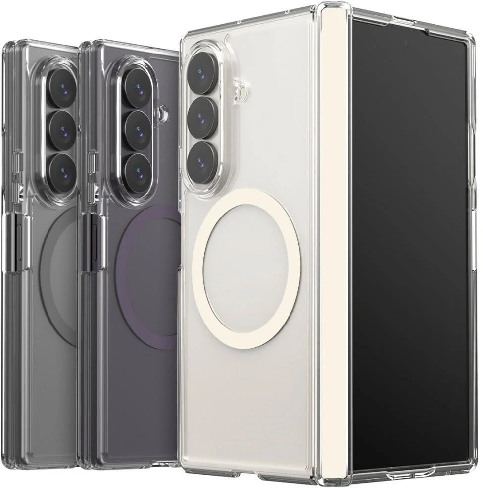 Dėklas CREAM „Araree Duple 360 M do Fold 8“ itin skaidrūs kreminiai