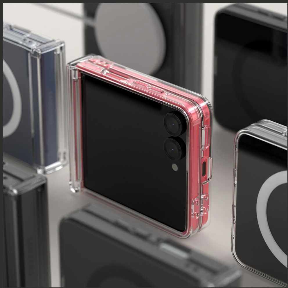 Dėklas Araree Duple 360 M MagSafe Qi2 do Samsung Galaxy Z Flip7 juoda