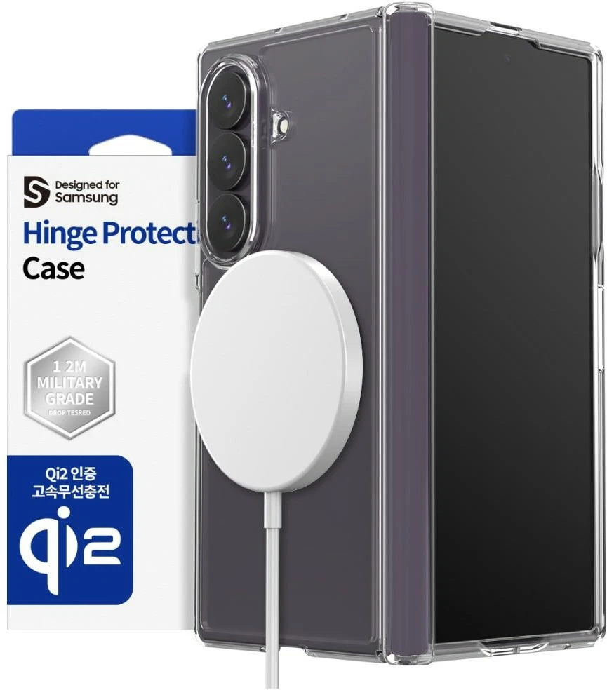 Dėklas Araree Duple 360 M MagSafe Qi2 do Samsung Galaxy Z Fold8 Ultra violetinė