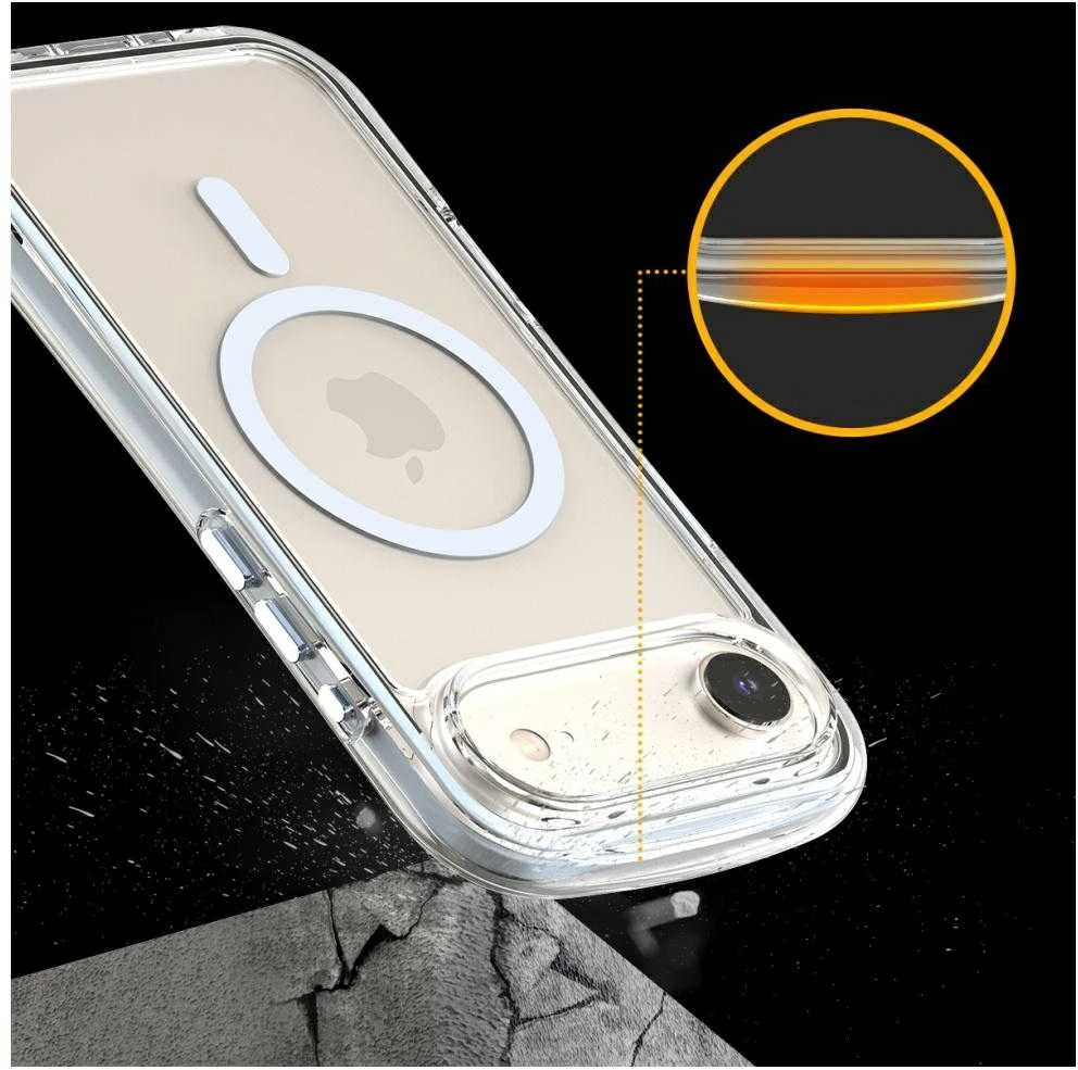 Dėklas Araree Duple M Air MagSafe do iPhone Air mėlyna