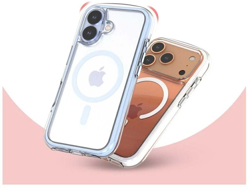 Dėklas Araree Duple M Air MagSafe do iPhone 17 mėlyna