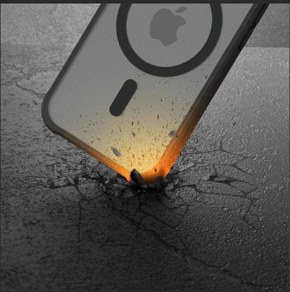 Dėklas Araree Duple M Armor MagSafe do iPhone 17 juoda