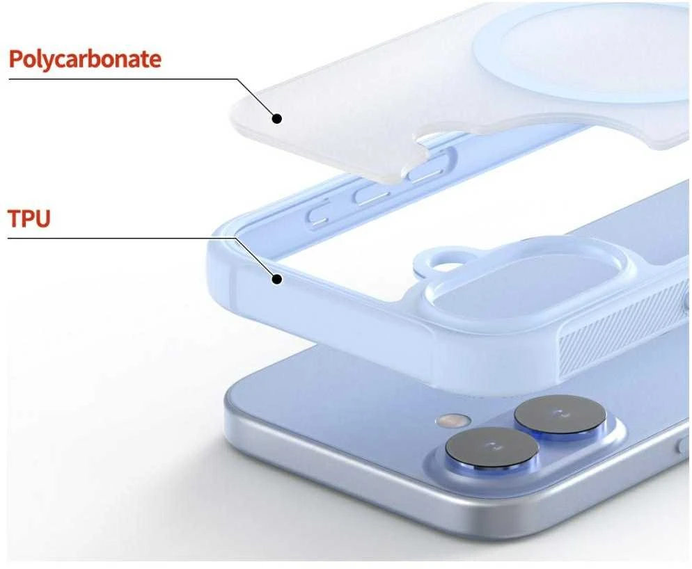 Dėklas Araree Duple M Armor MagSafe do iPhone 17 balta