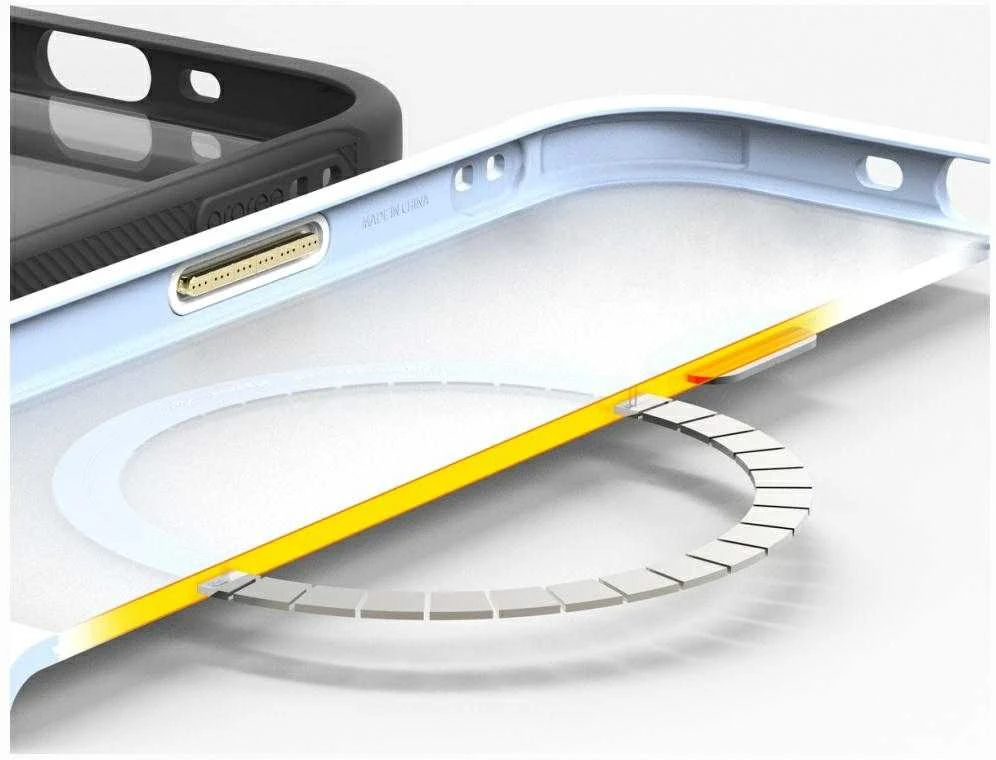 Dėklas Araree Duple M Armor MagSafe do iPhone 17 balta