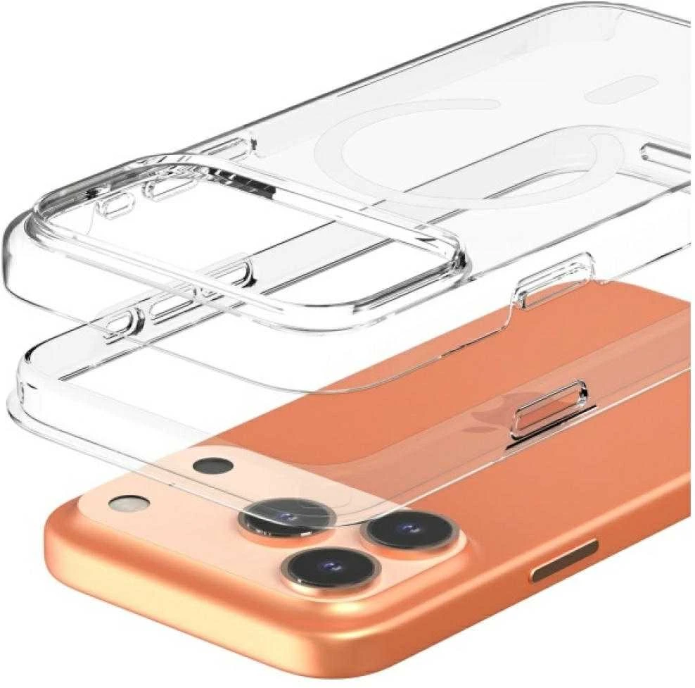 Dėklas Araree Duple M MagSafe iPhone 17 Pro skaidrus