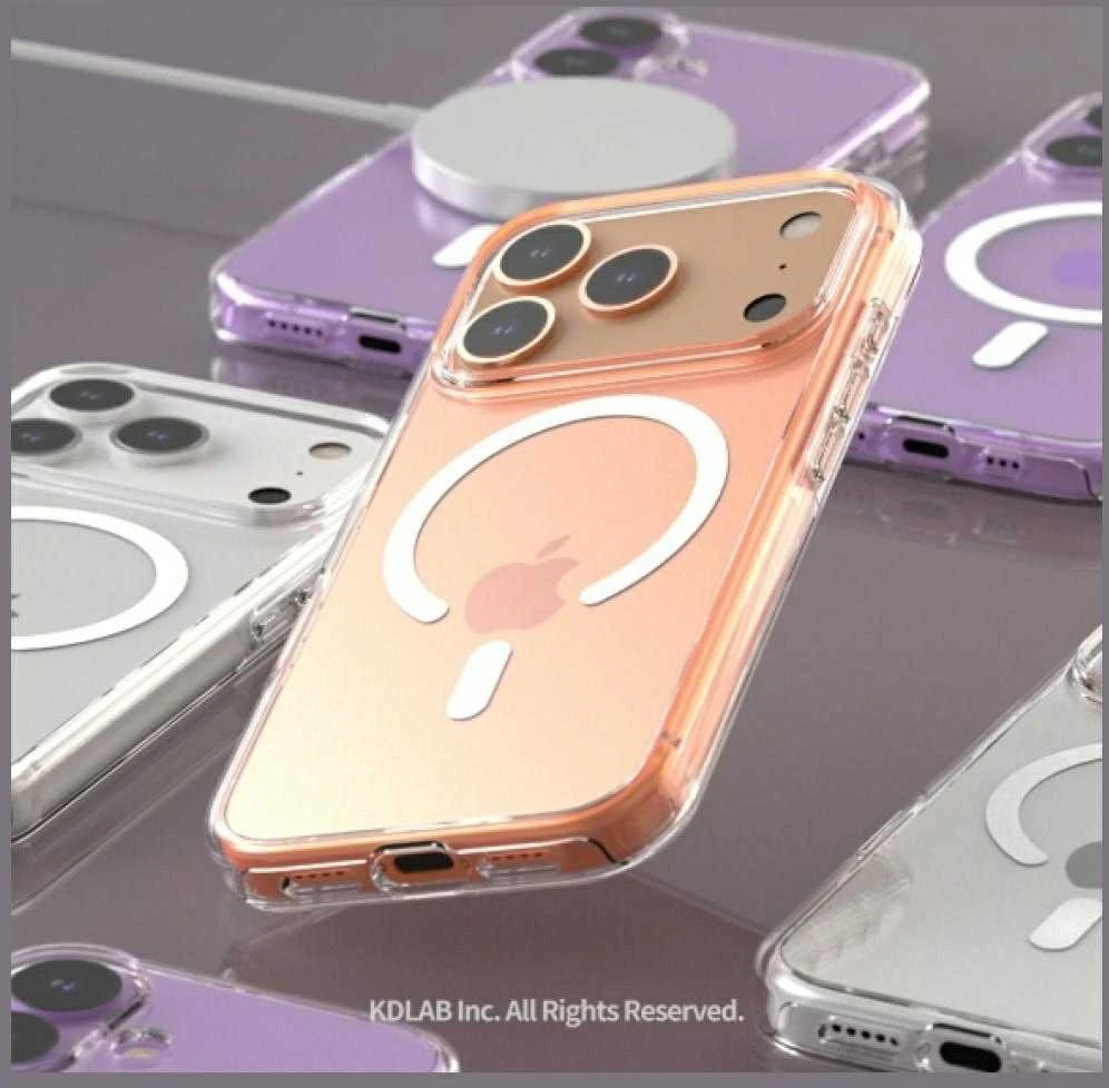 Dėklas Araree Duple M MagSafe iPhone 17 Pro skaidrus