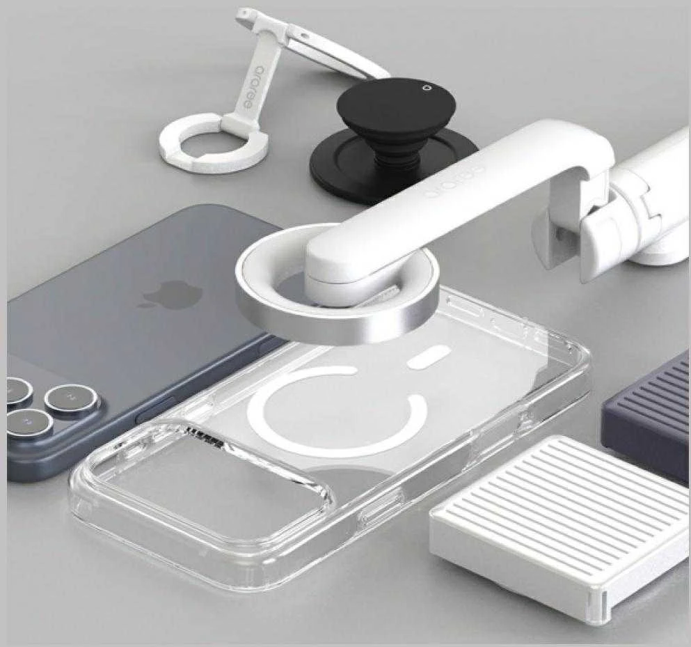 Dėklas Araree Duple M MagSafe iPhone 17 Pro skaidrus