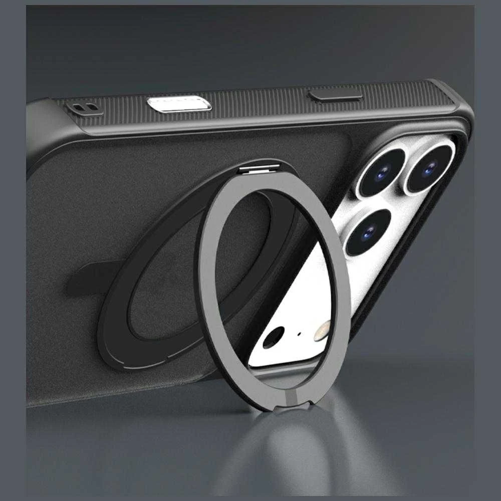 Dėklas Araree Duple M Stand MagSafe do iPhone 17 Pro juoda