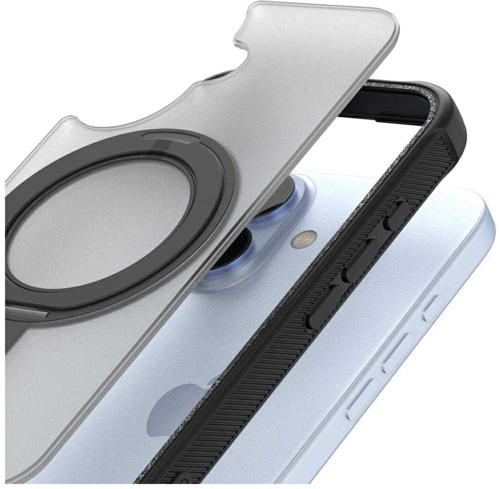 Dėklas Araree Duple M Stand MagSafe do iPhone 17 juoda