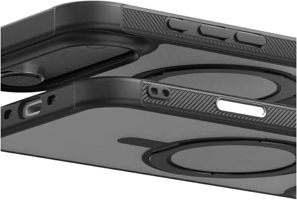 Dėklas Araree Duple M Stand MagSafe do iPhone Air juoda