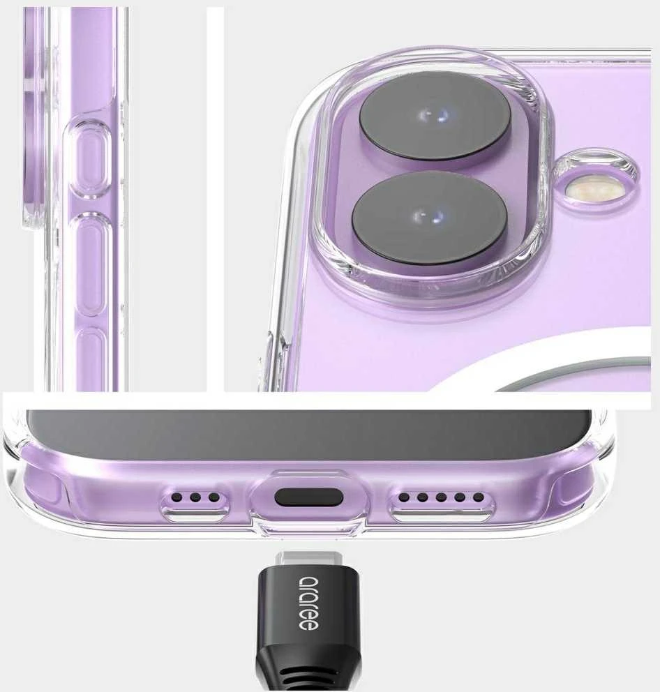 Araree Flexield M dėklas iPhone 17 permatomas
