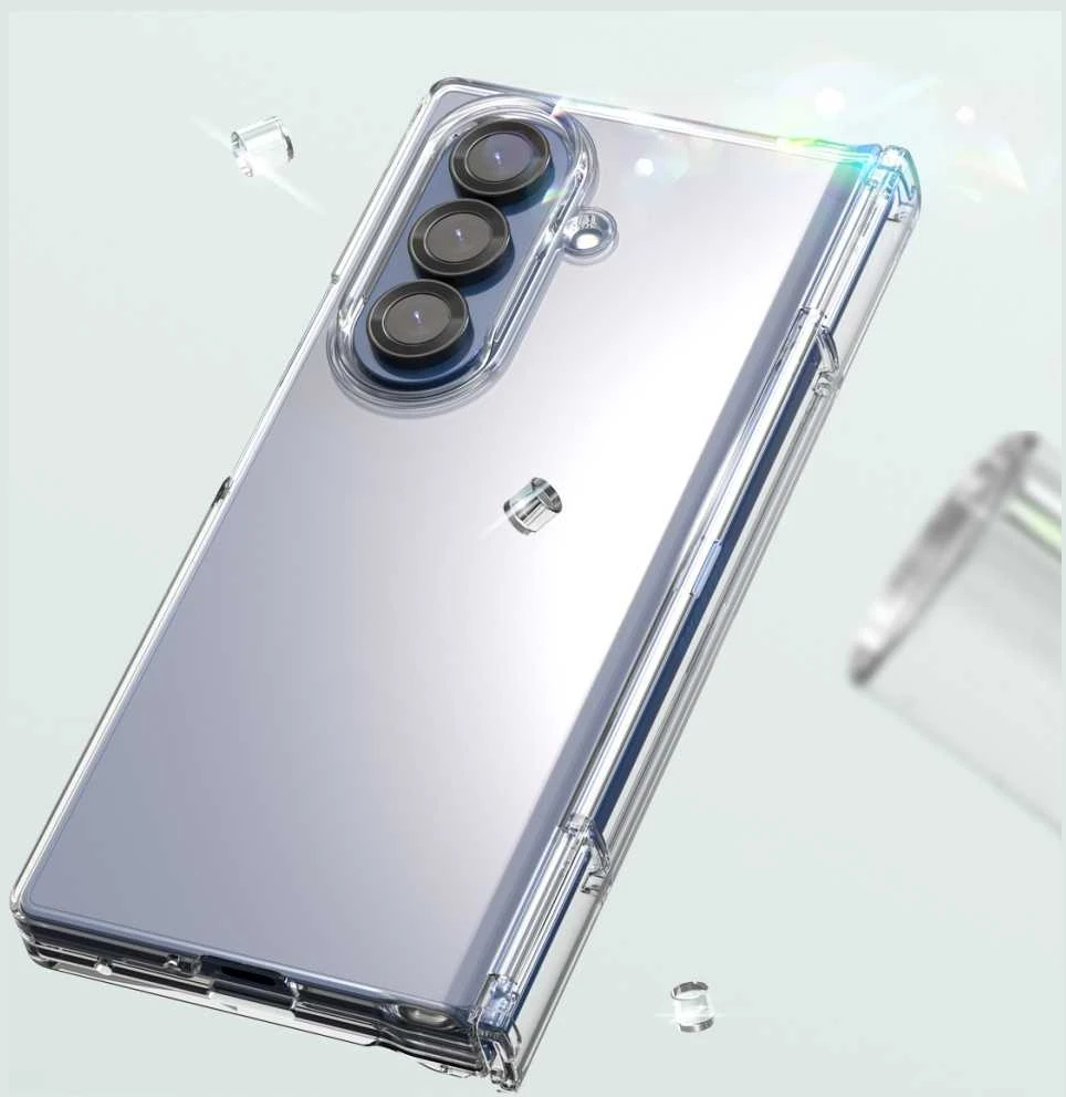 Dėklas Araree Nukin 360 do Samsung Galaxy Z Fold7 permatomas