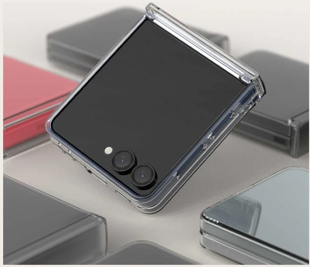 Dėklas Araree Nukin 360 do Samsung Galaxy Z Flip7 permatomas