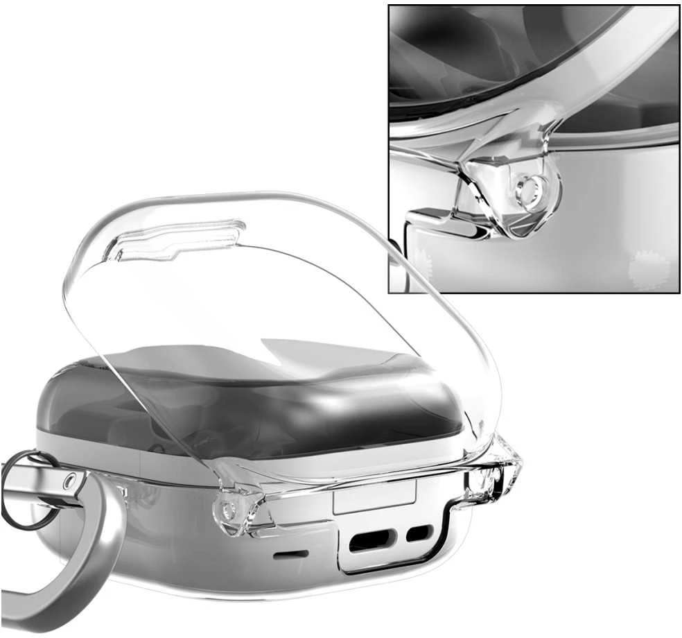 Dėklas Araree Nukin do Samsung Galaxy Buds 4 / Buds 4 Pro permatomas