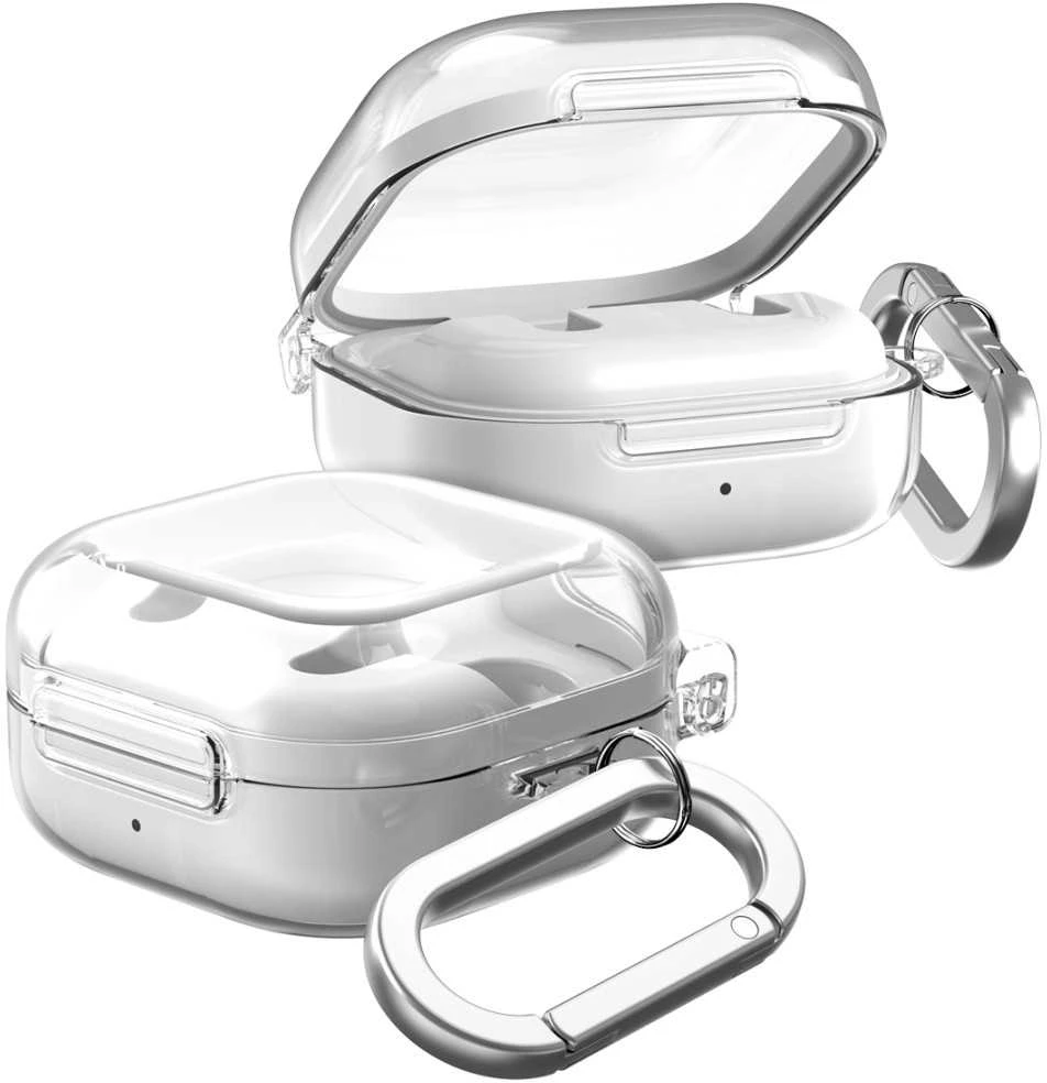 Dėklas Araree Nukin do Samsung Galaxy Buds 4 / Buds 4 Pro permatomas