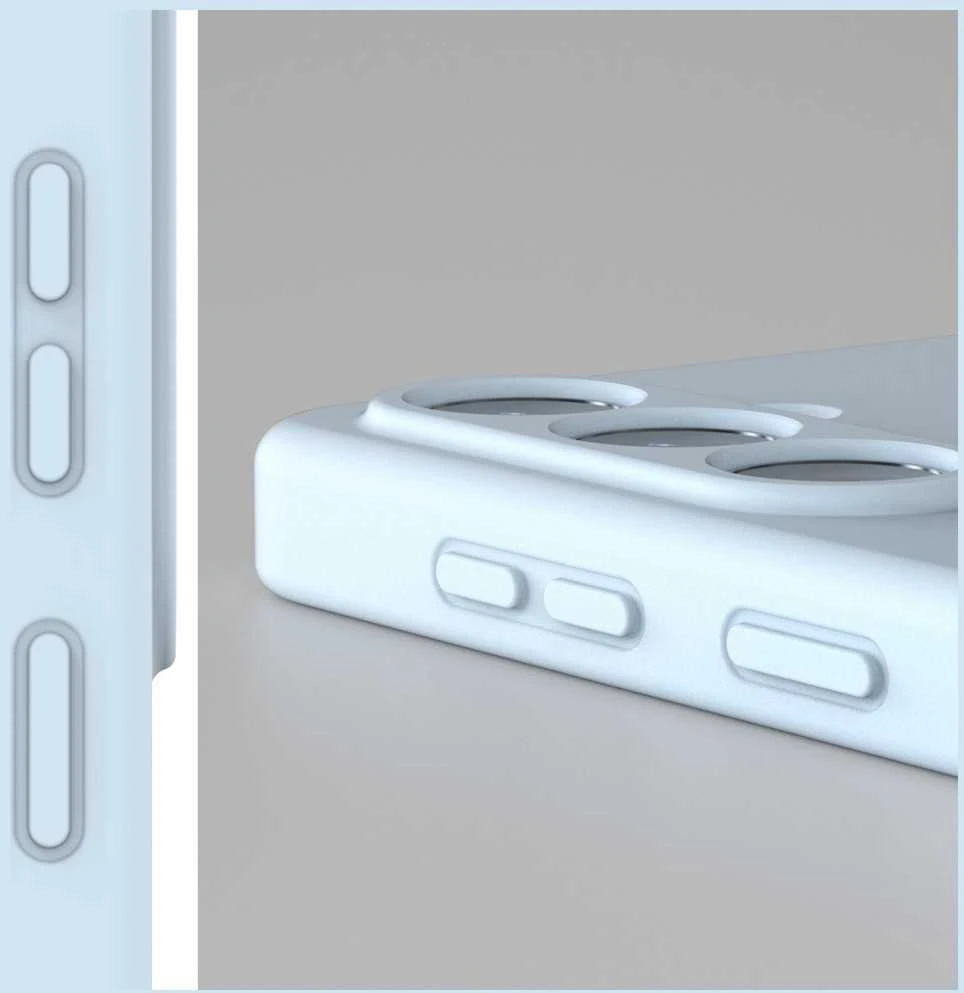 Dėklas Araree Typo Skin M MagSafe do Samsung Galaxy S26+ Šviesiai mėlynas
