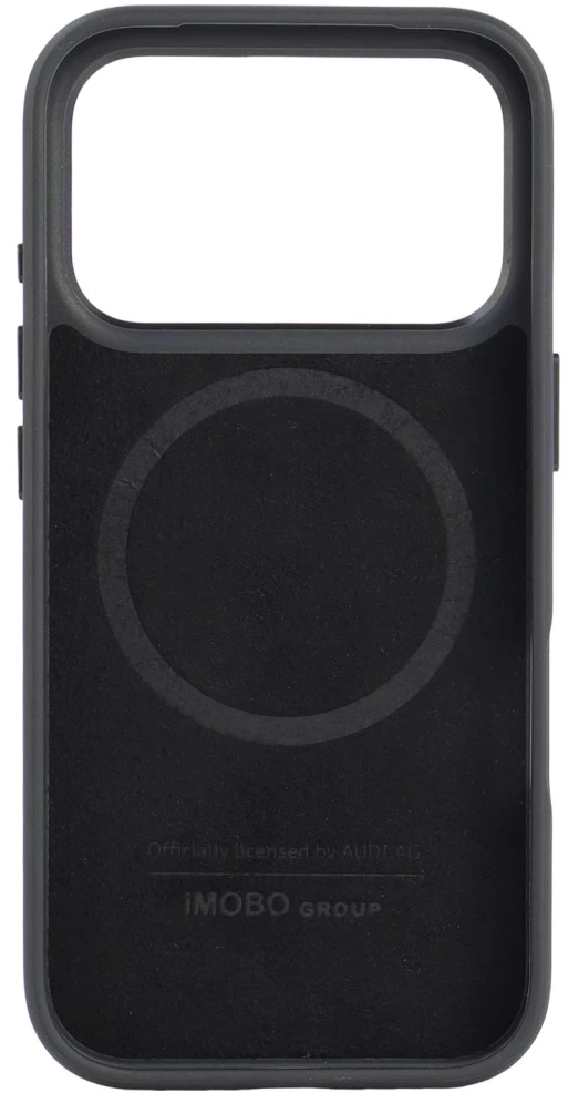Dėklas Audi TT Synthetic Leather MagSafe do iPhone 18 Pro / 17 Pro juoda